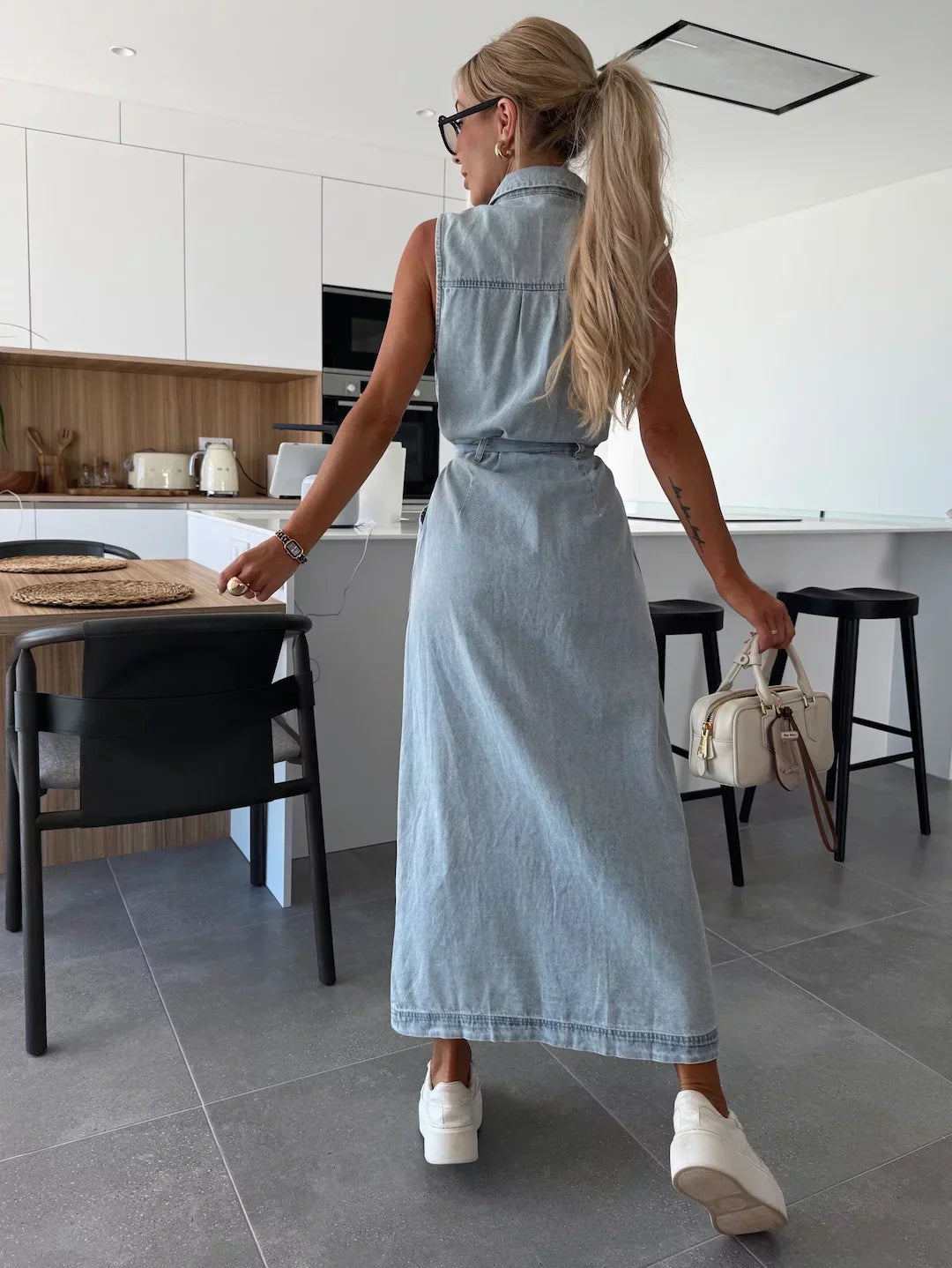 Denim | Vestido largo vaquero