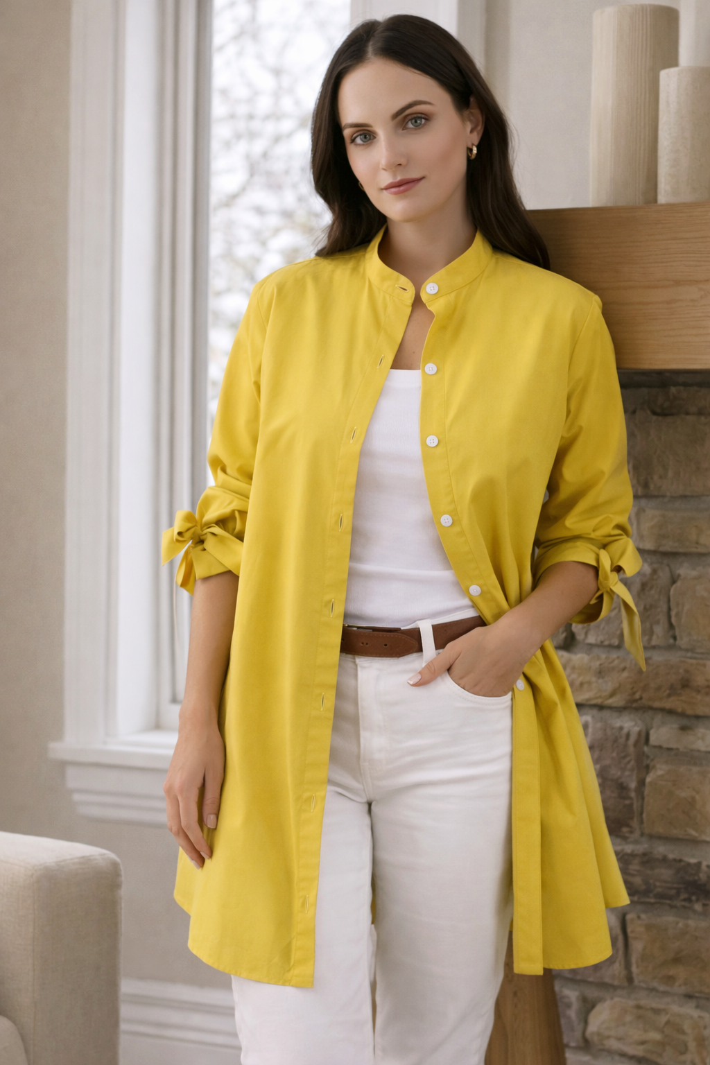 DALIA | Elegante blusa con detalles abotonados y corte fluido