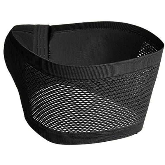 Sujetador grande sin tirantes con cierre transpirable en la parte delantera